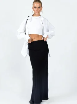 Princess Polly Jodie Maxi Skirt Black Sale