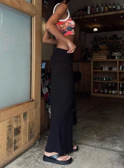 Princess Polly Jodie Maxi Skirt Black Sale