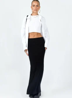 Princess Polly Jodie Maxi Skirt Black Sale
