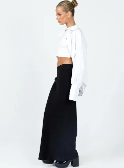 Princess Polly Jodie Maxi Skirt Black Sale