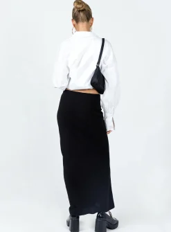 Princess Polly Jodie Maxi Skirt Black Sale