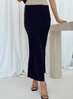 Princess Polly Jodie Maxi Skirt Black Sale