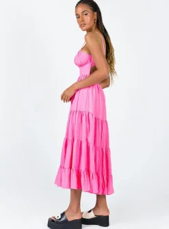 Princess Polly Joella Midi Dress  Pink Online