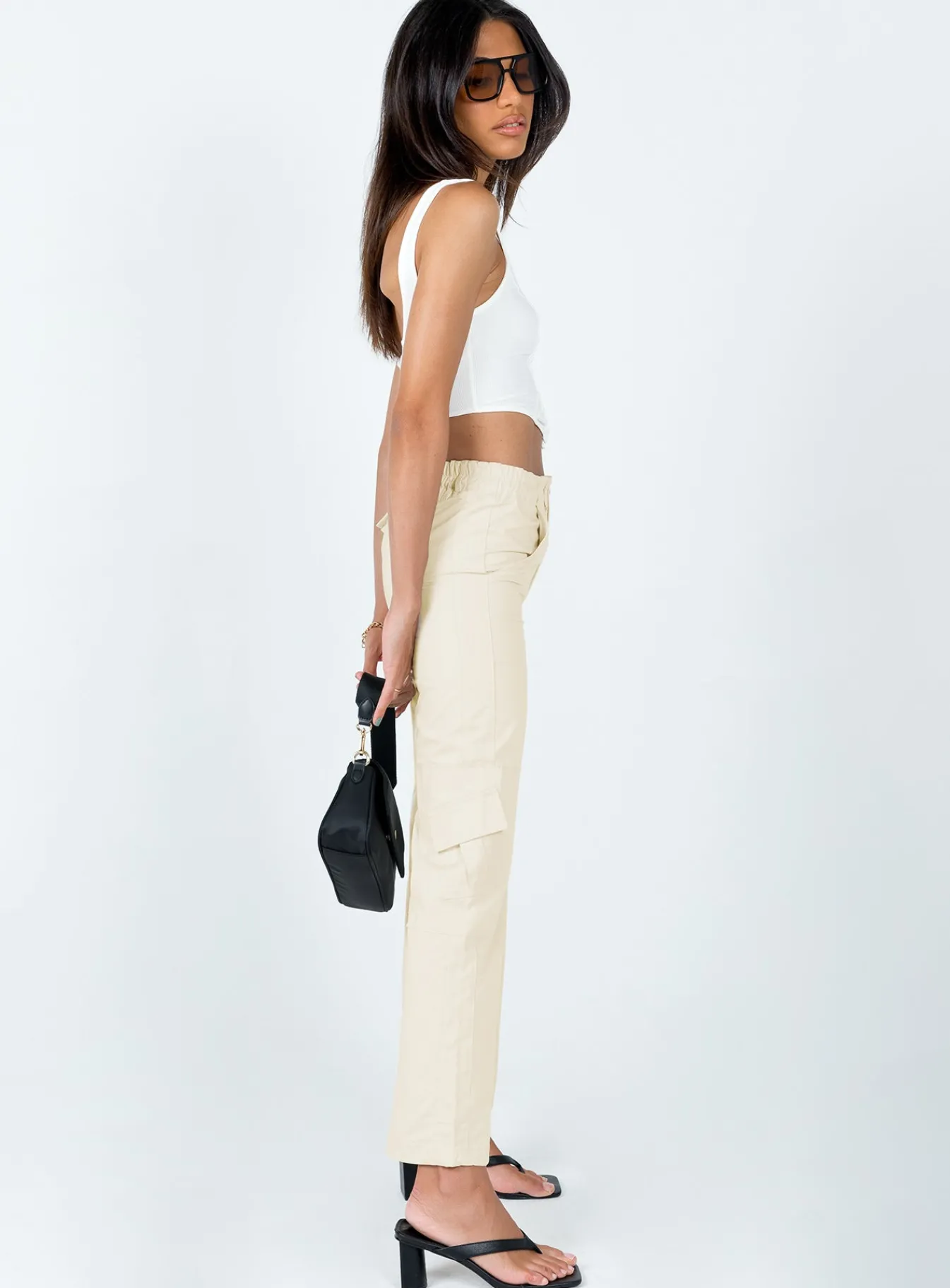 Princess Polly Joelle Pants Cream Fashion