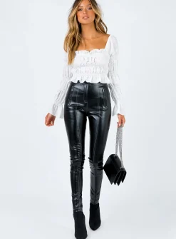 Princess Polly Jolee Top  White Cheap