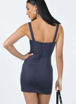 Princess Polly Joni Mini Dress Navy Discount