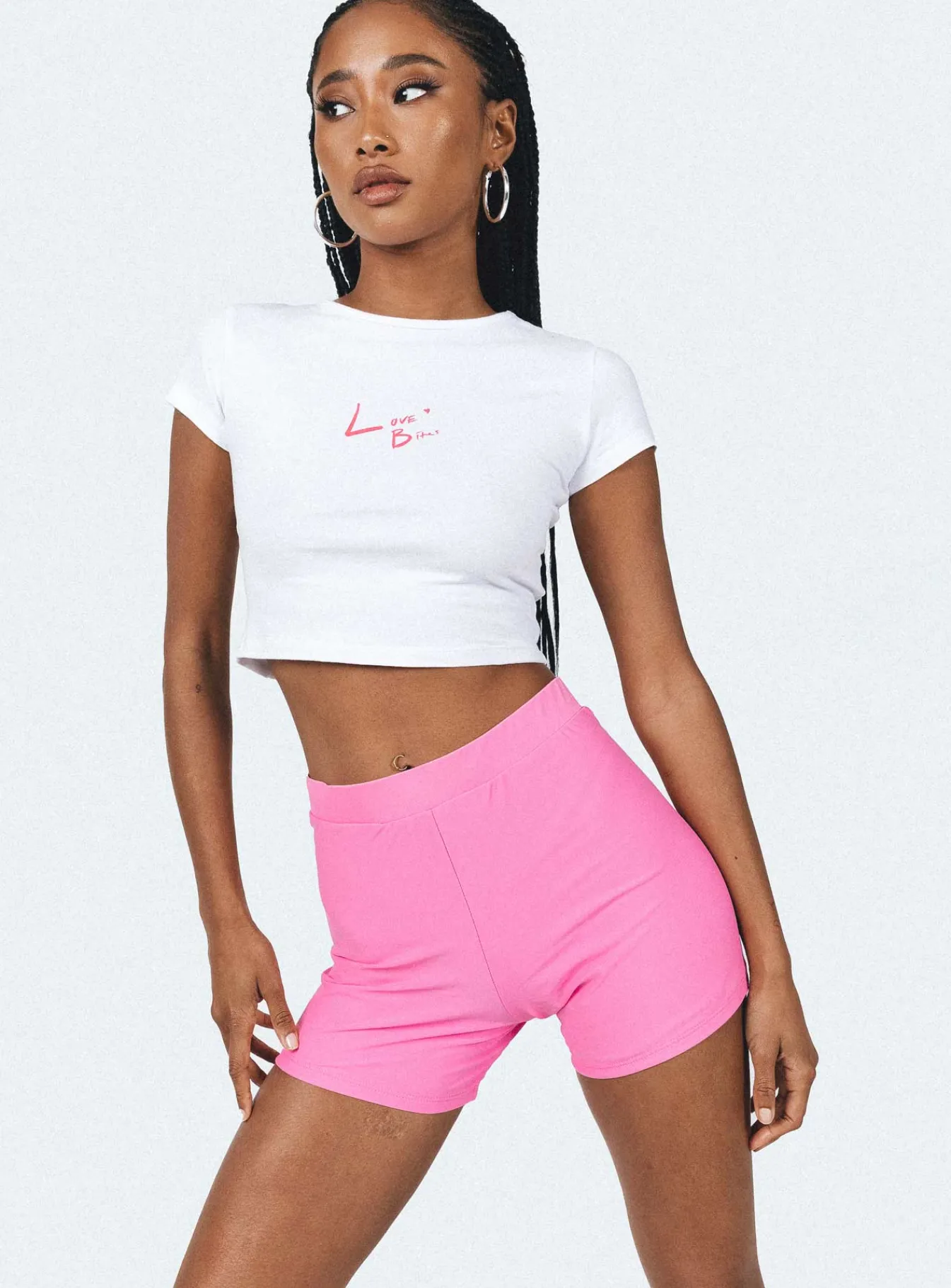 Princess Polly Jonis Swim Shorts Pink Outlet