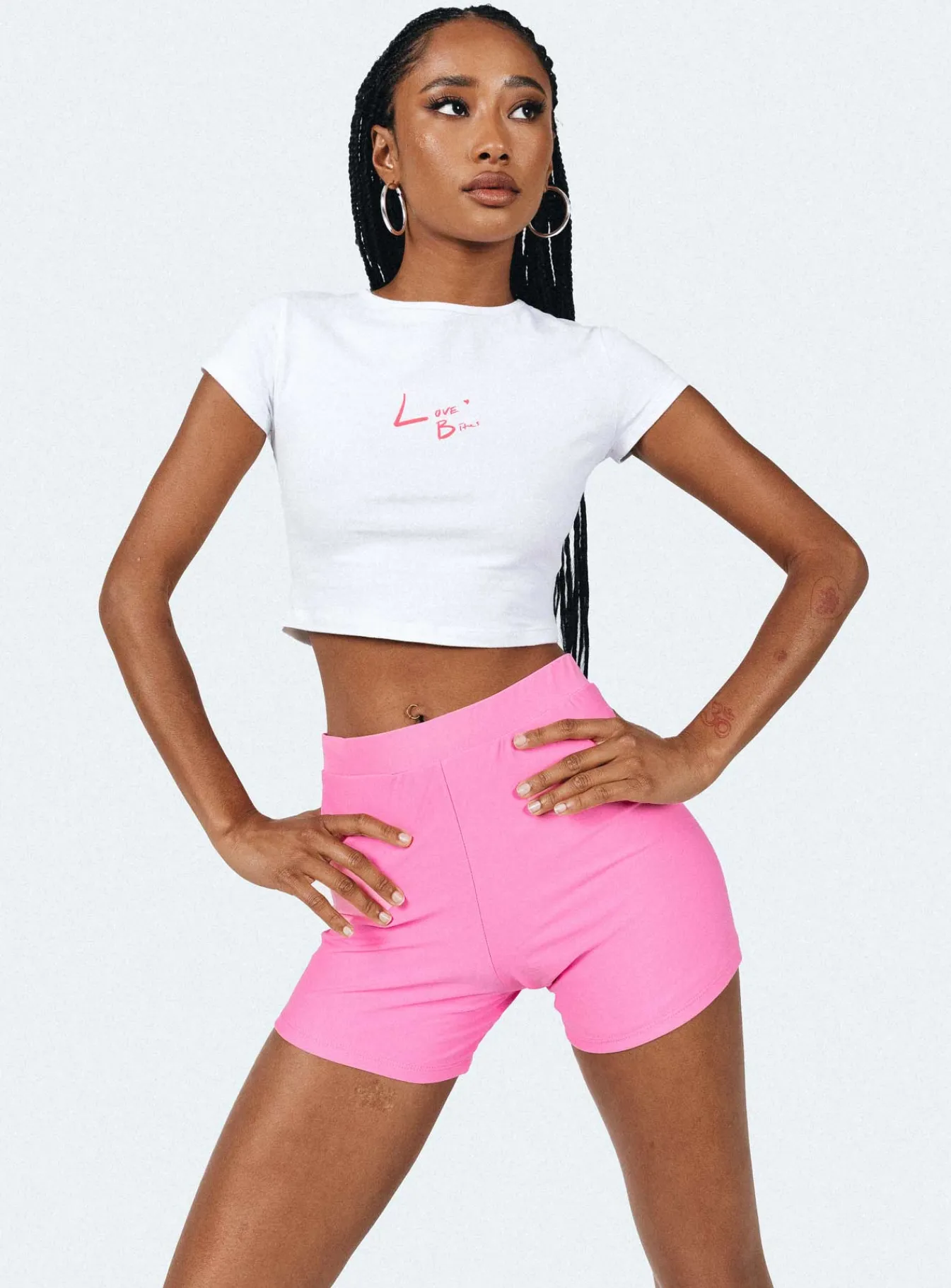 Princess Polly Jonis Swim Shorts Pink Outlet