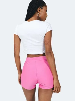 Princess Polly Jonis Swim Shorts Pink Outlet