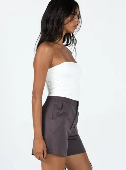 Princess Polly Jonna Shorts Slate Fashion