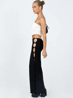 Princess Polly Jordan Knit Midi Skirt  Black Shop