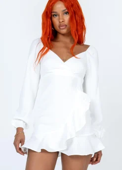 Princess Polly Josephina Mini Dress White Hot