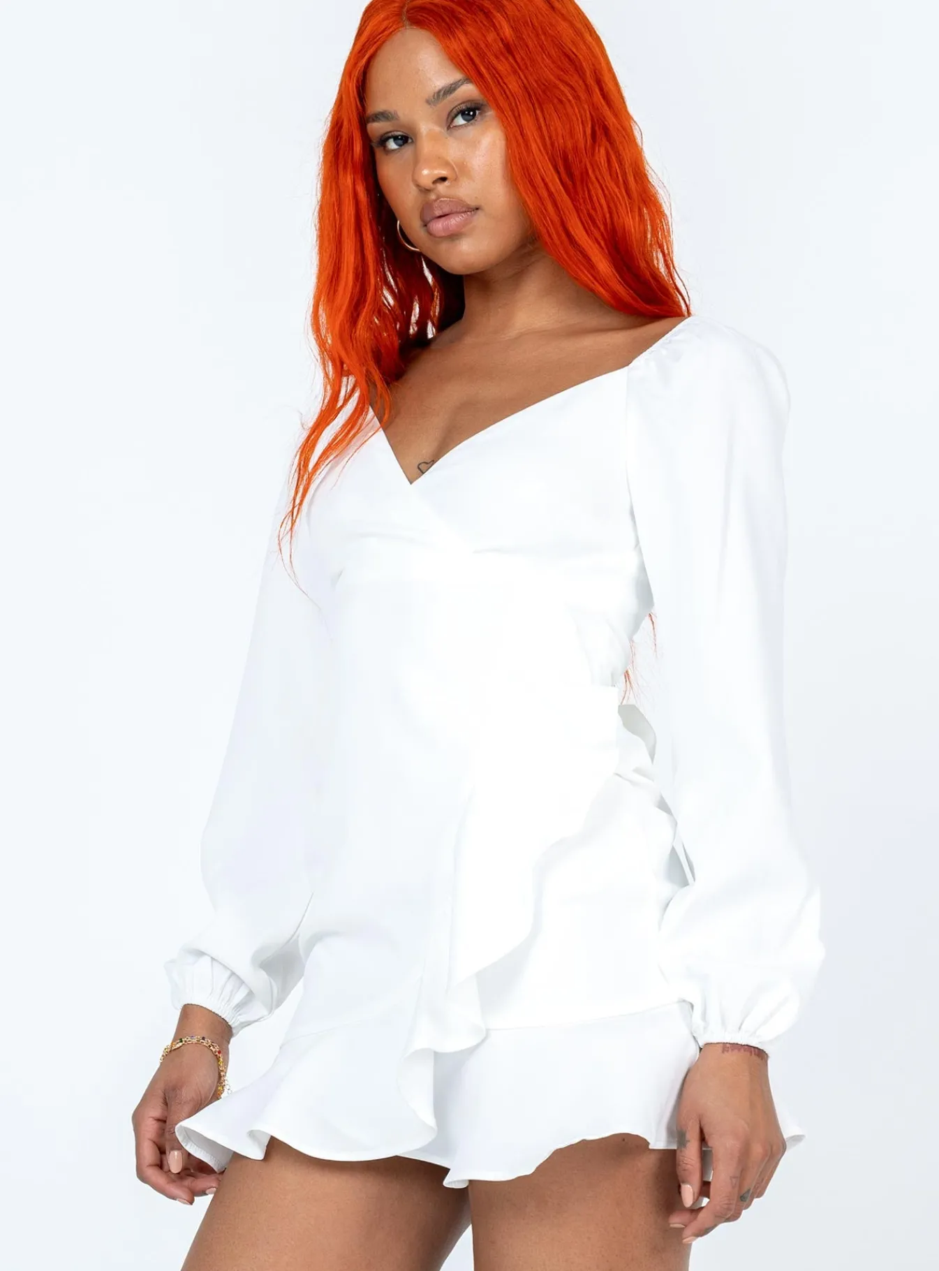 Princess Polly Josephina Mini Dress White Hot