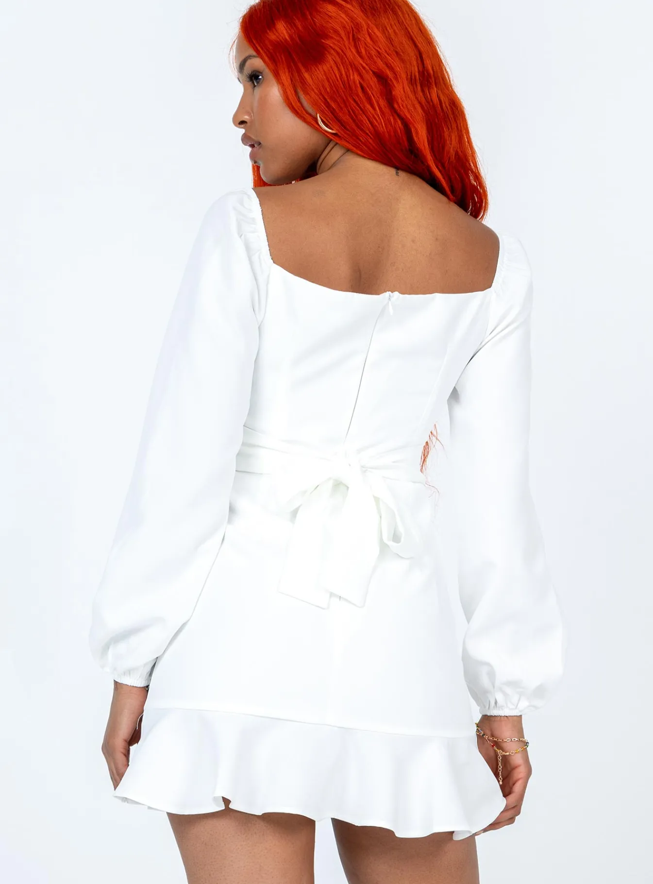 Princess Polly Josephina Mini Dress White Hot