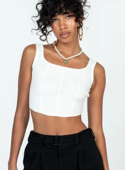 Princess Polly Josette Top  White Flash Sale
