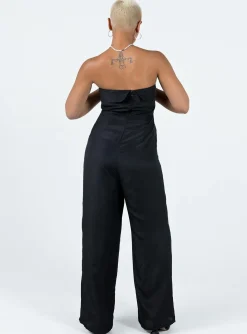Princess Polly Josia Strapless Jumpsuit Black Sale