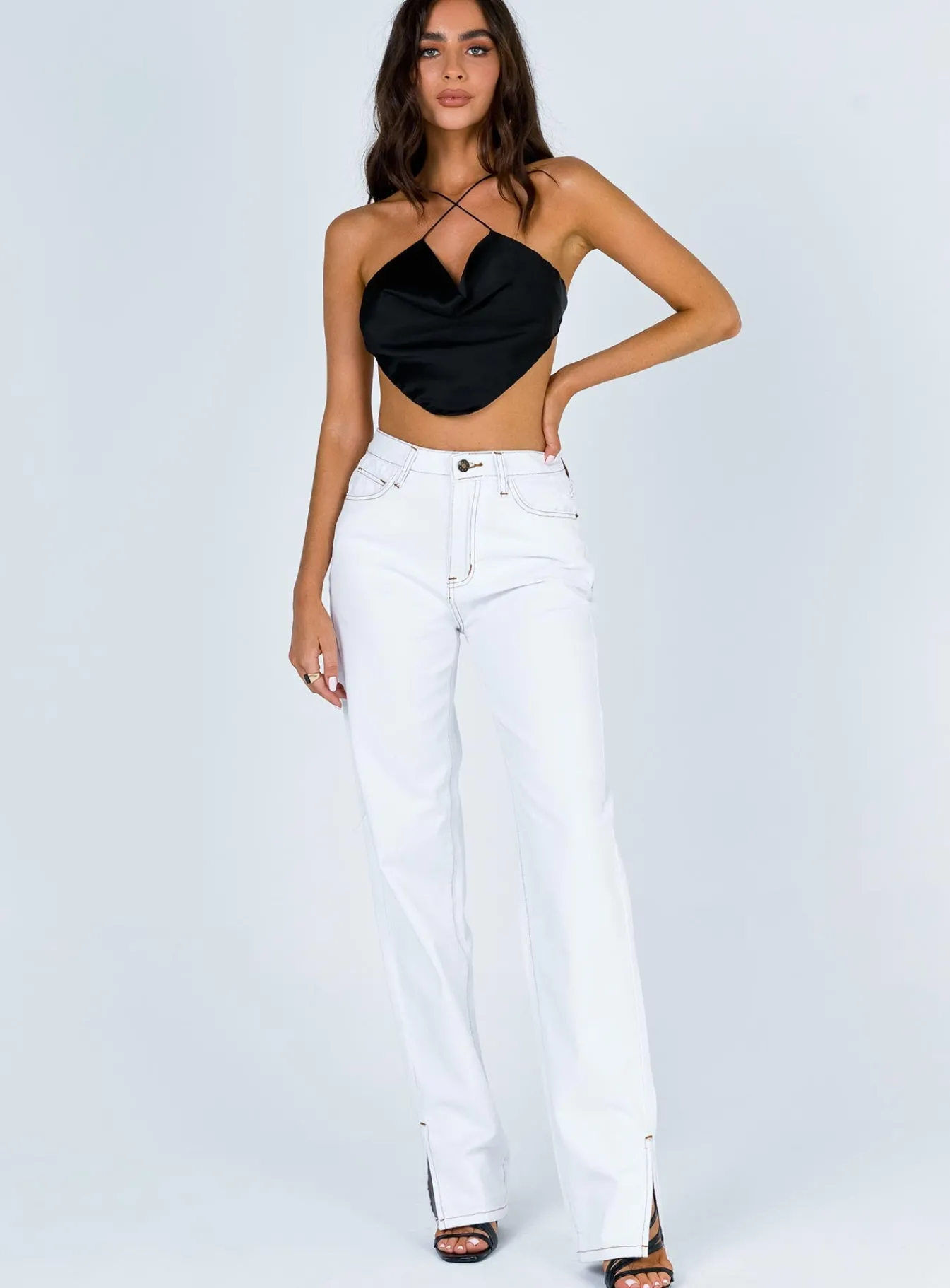 Princess Polly Julia Top Black Store