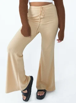 Princess Polly Julian Pants  Beige Fashion