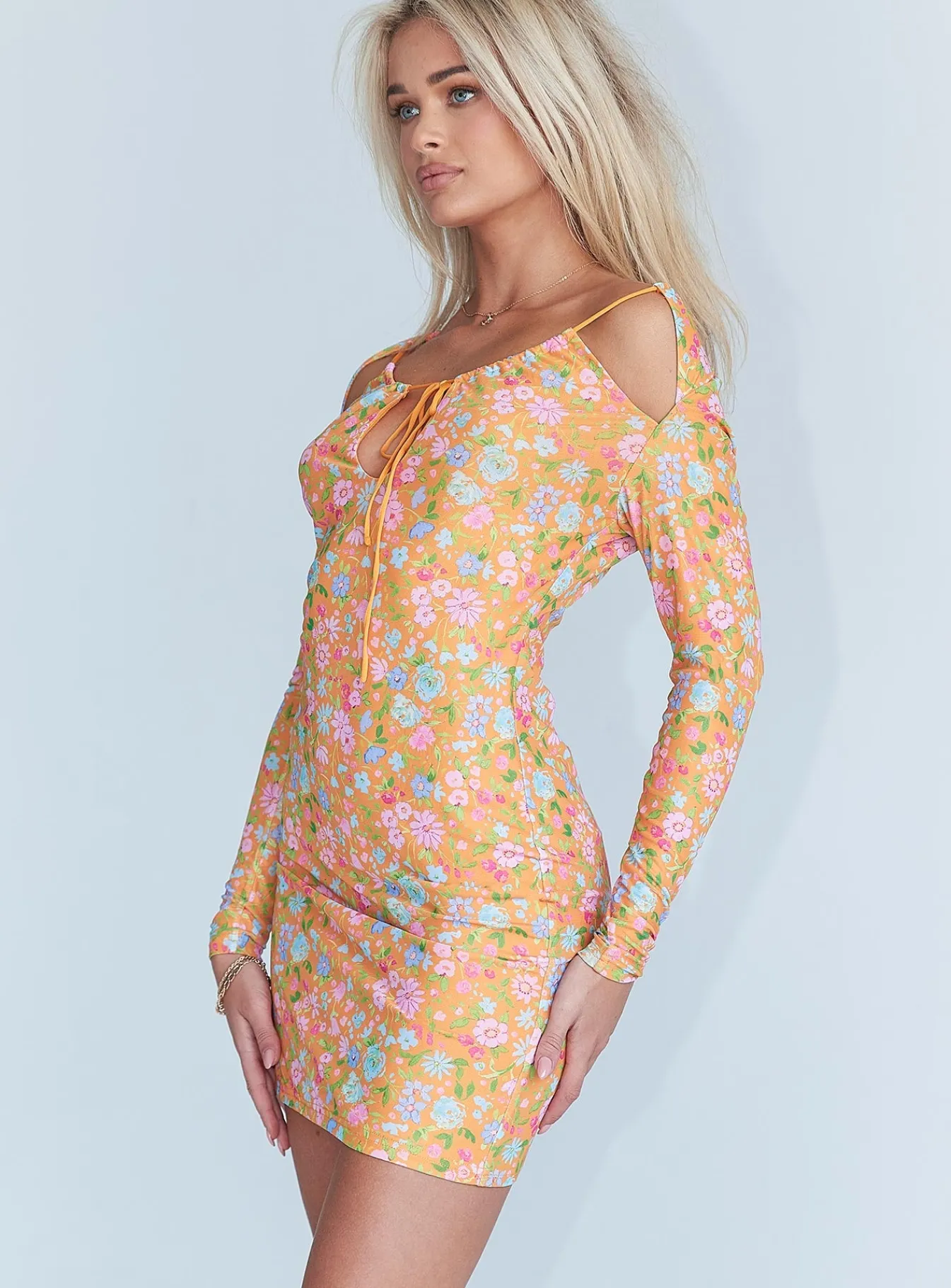 Princess Polly Juliette Mini Dress Orange Fashion