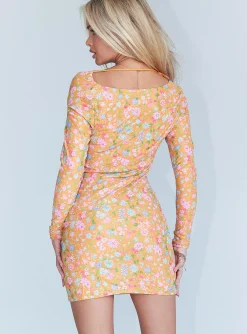 Princess Polly Juliette Mini Dress Orange Fashion