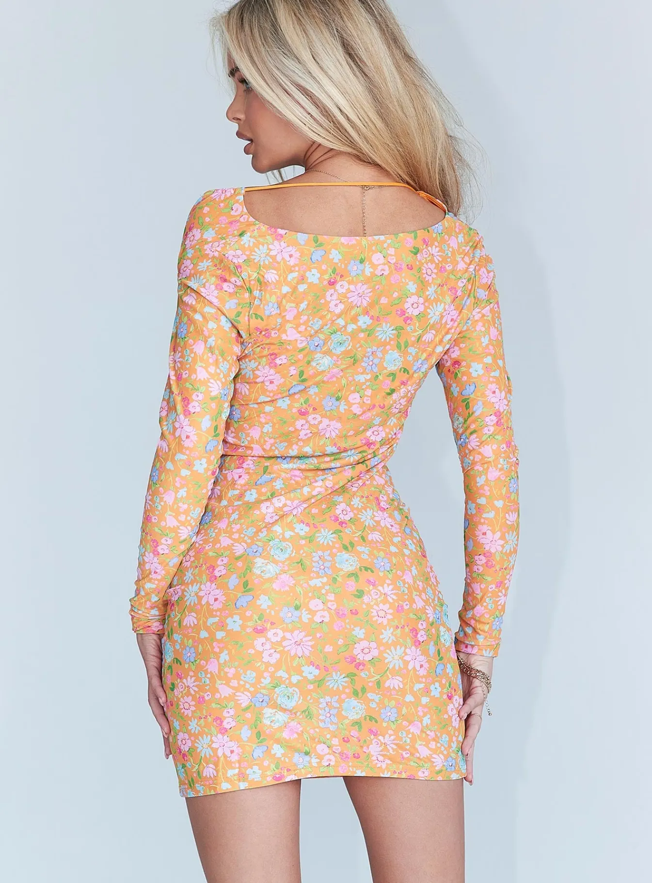 Princess Polly Juliette Mini Dress Orange Fashion