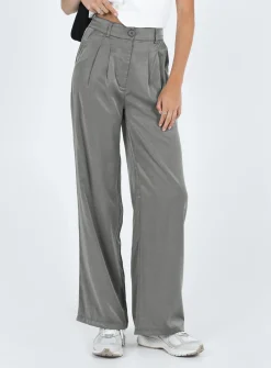 Princess Polly Kacey Pants  Slate Cheap