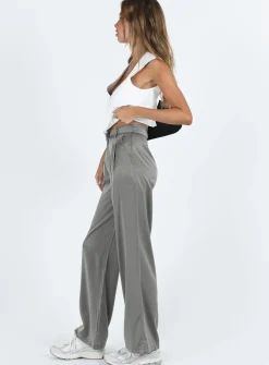Princess Polly Kacey Pants  Slate Cheap
