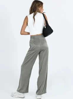 Princess Polly Kacey Pants  Slate Cheap