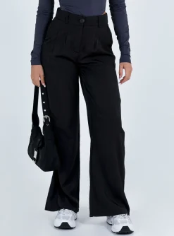 Princess Polly Kacey Pantspetite Black Hot