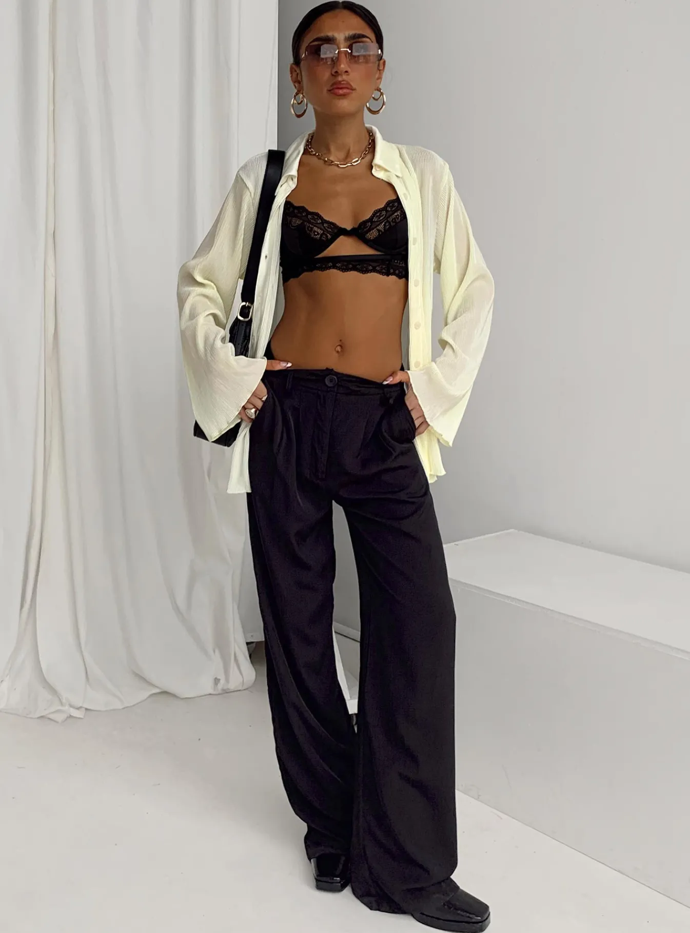 Princess Polly Kacey Pantstall Black Sale