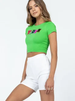 Princess Polly Kade Bike Shorts White Cheap
