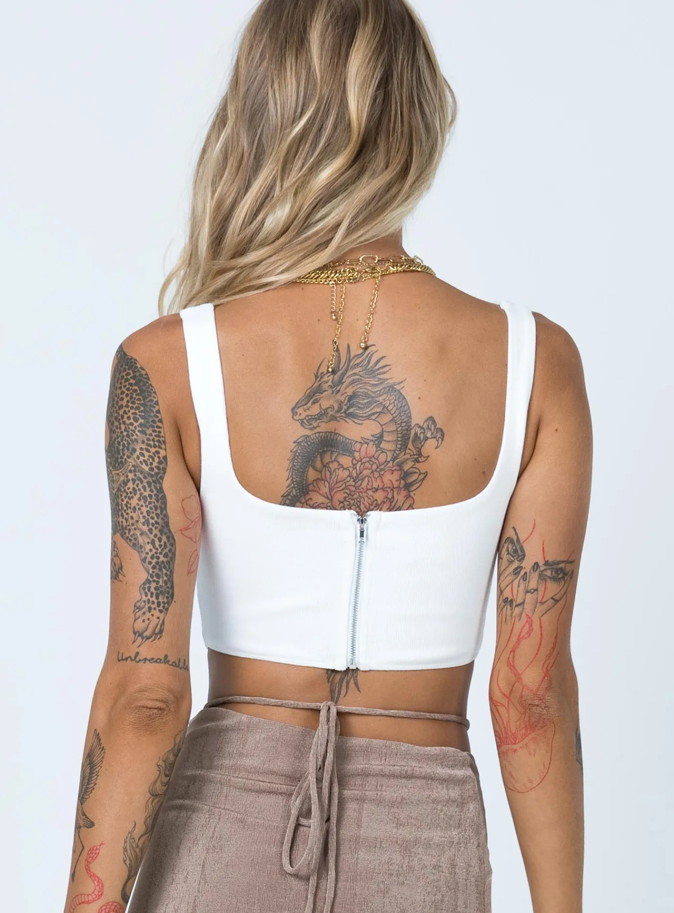 Princess Polly Kaeshia Rib Bustier White Outlet