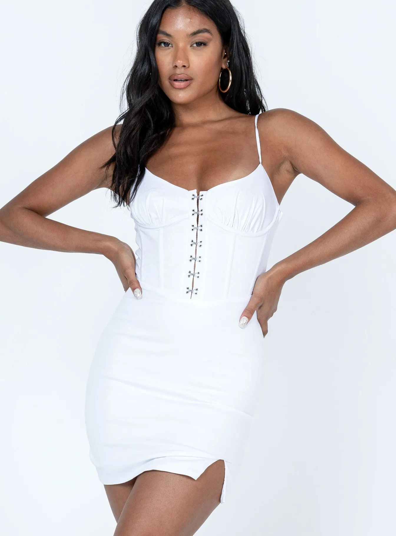 Princess Polly Kaila Corset Mini Dress White Cheap