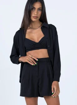 Princess Polly Kaitlyn 3 Piece Set  Black Outlet