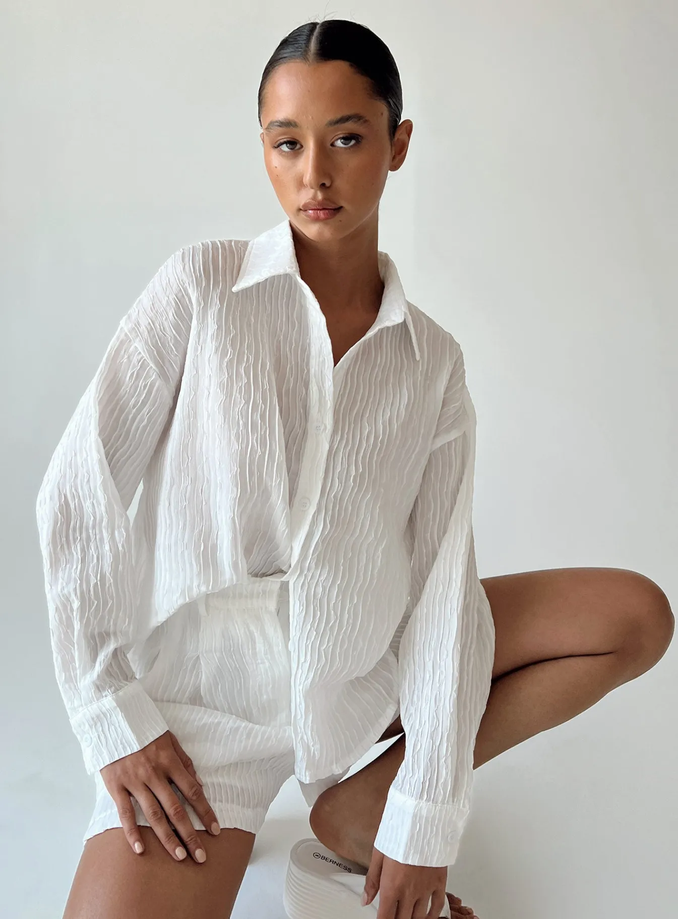 Princess Polly Kaitlyn 2 Piece Settexture White Shop