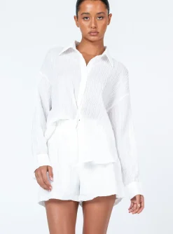 Princess Polly Kaitlyn 2 Piece Settexture   White Shop