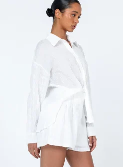 Princess Polly Kaitlyn 2 Piece Settexture White Shop