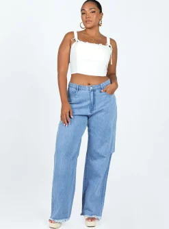Princess Polly Kalbarri Corset Top  White Store