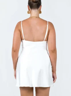 Princess Polly Kalesi Mini Dress  White Store