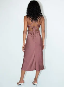 Princess Polly Kali Maxi Dress Brown Cheap