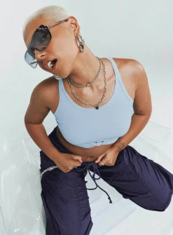 Princess Polly Kali Tank Top  Blue Sale