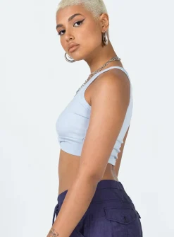Princess Polly Kali Tank Top Blue Sale