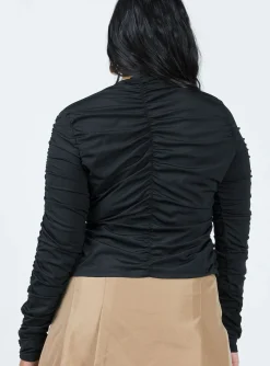 Princess Polly Kalifornia Tie Top Onyx Online