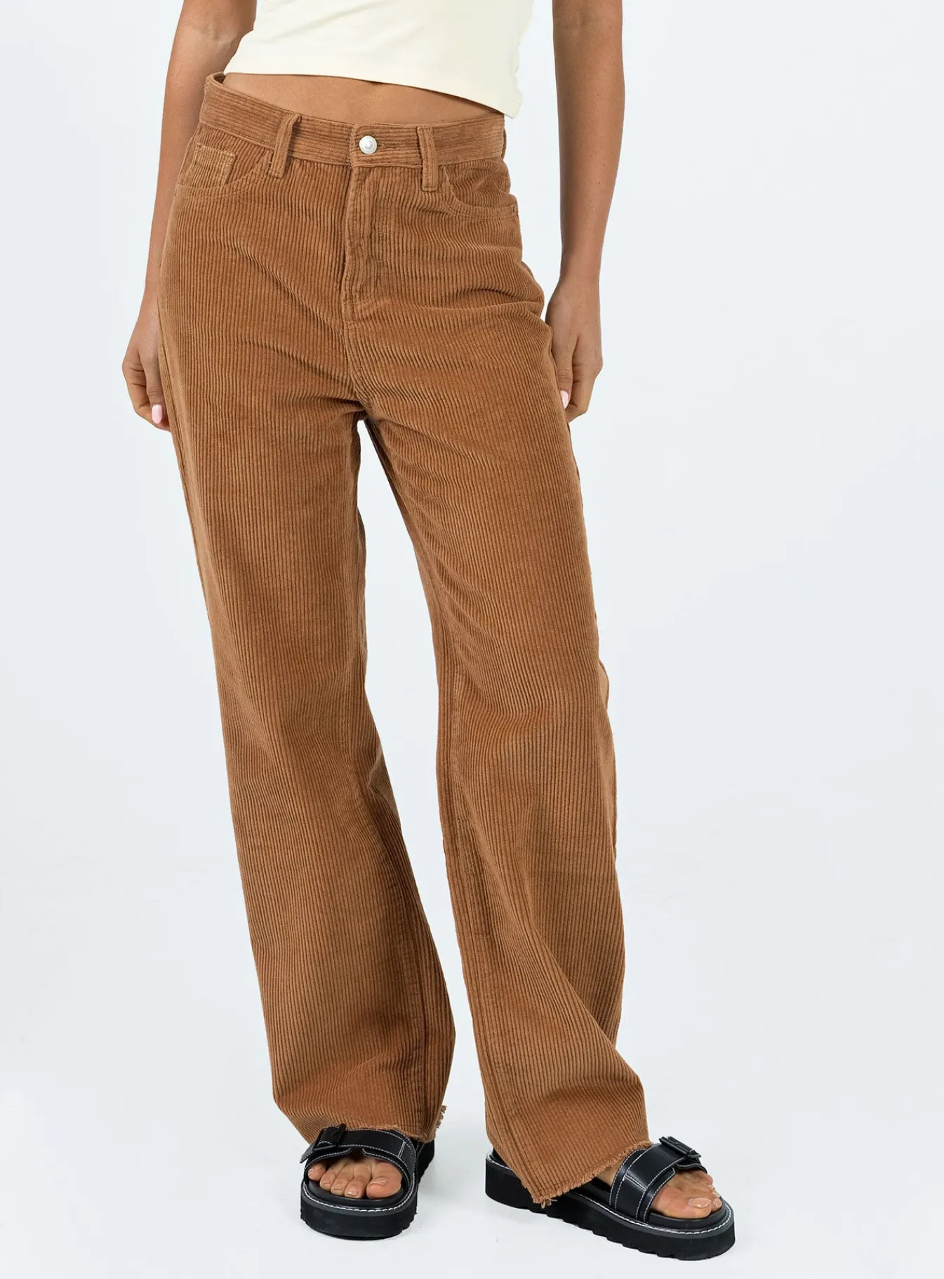 Princess Polly Kalinda Jeanscord Tan Sale