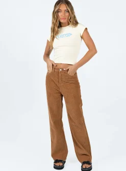 Princess Polly Kalinda Jeanscord   Tan Sale