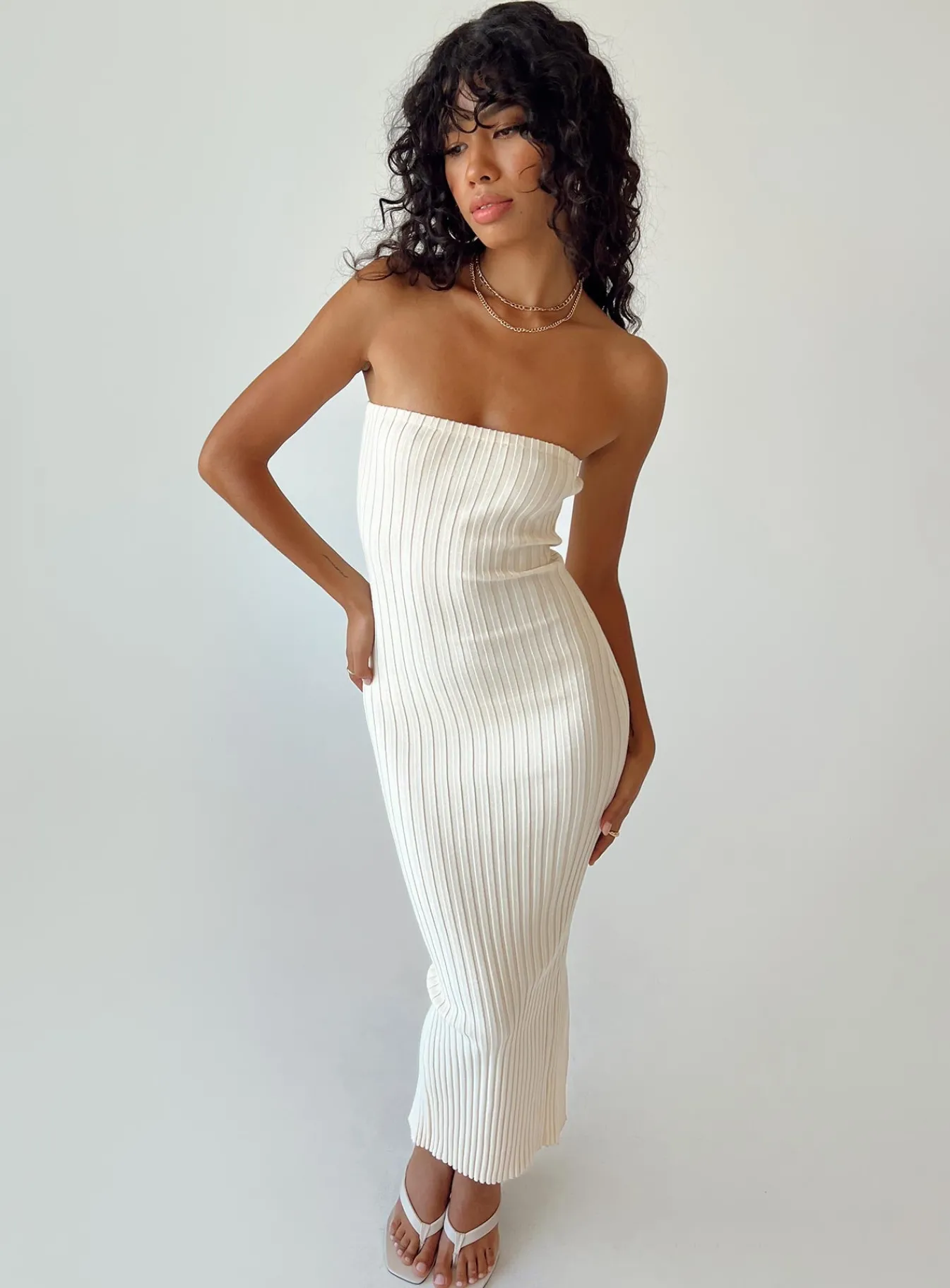 Princess Polly Kalla Midi Dress Beige Best