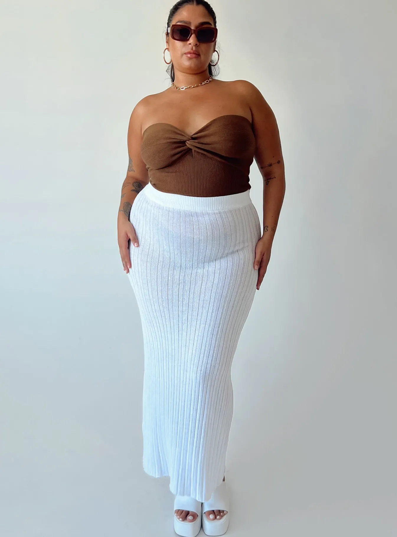 Princess Polly Kallista Topcurve   Brown Best