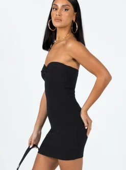 Princess Polly Kallister Mini Dress Black Cheap