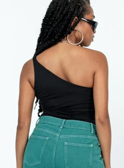 Princess Polly Kama Bodysuit Black Cheap
