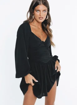Princess Polly Kamea Romper  Black Clearance